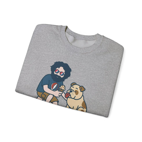 Grateful Dead - Jerry and Frank Are Sharin' | Life is dead. Crewneck Sweatshirt - StealieShop